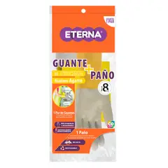 ETERNA - Guantes Maxi Agarra Talla 8.5 + Paño
