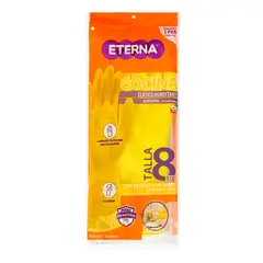 ETERNA - Par Guantes Clásico Amarillo Talla 8.5