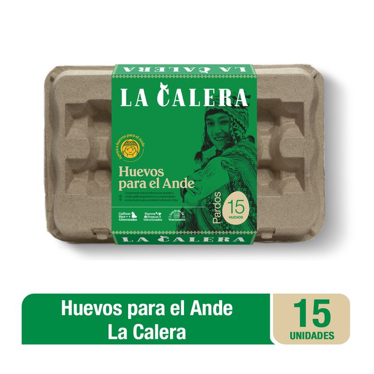 Huevos para el Ande La Calera Bandeja 15 Und
