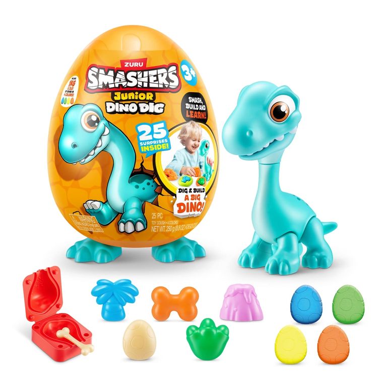 Huevo Dino Dig Asst Smashers