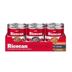 RICOCAN - Trocitos Surtidos Perros Adultos Ricocan Sixpack Lata 290 g