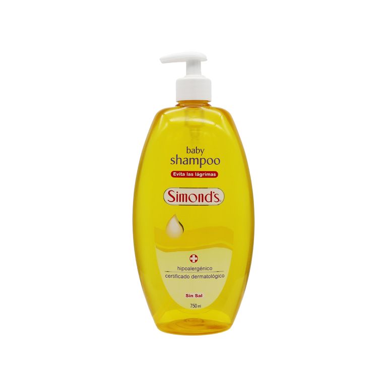 Shampoo Bebé Simonds Evita Lágrimas Botella 750 mL
