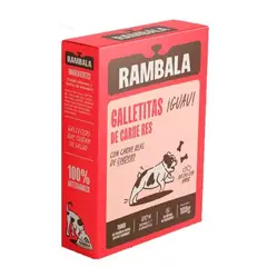 RAMBALA - Galletas para Perros Rambala de Carne de Res Caja 180 g