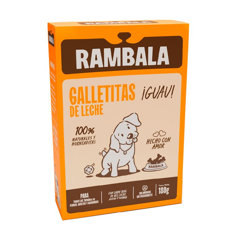 Galletitas de Leche Rambala Caja 180 g