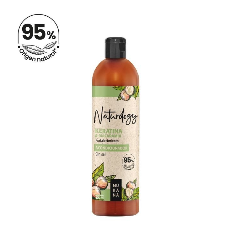 Acondicionador Murana Naturology Keratina y Macadamia Botella 400 mL