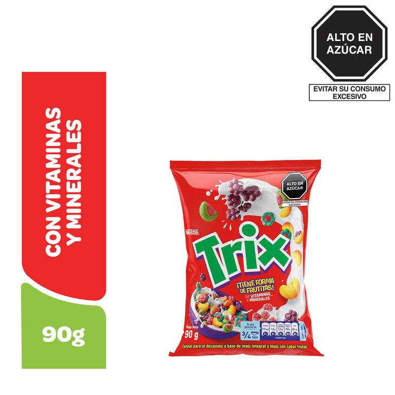 Cereal Nestlé Trix Maíz Integral Frutal Bolsa 90 g