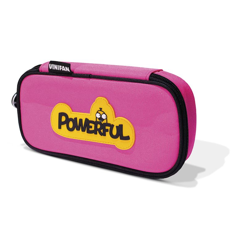 Cartuchera Vinifan Powerful Rosado Neón