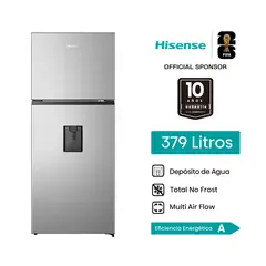HISENSE - Refrigeradora Top Mount 379L Gris