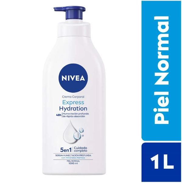 Loción Corporal Nivea Hidratación Express Envase 1 L