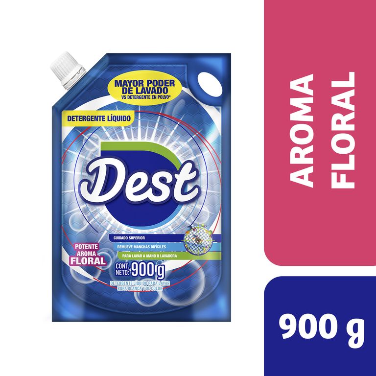 Detergente Líquido Dest Floral Doypack 900 g