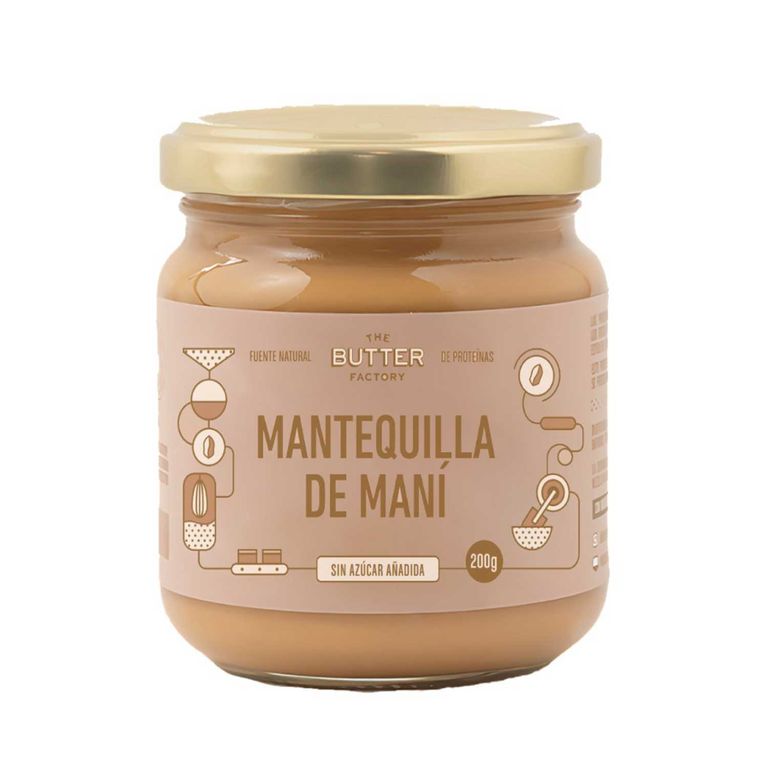 Mantequilla de Maní y Stevia The Butter Factory Pote 200 g