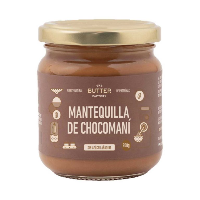 Mantequilla de Maní,Cacao y Stevia The Butter Factory Pote 200 g