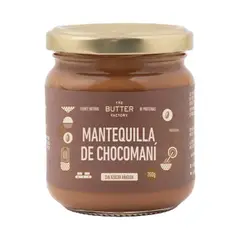 THE BUTTER FACTORY - Mantequilla De Maní, Cacao Y Stevia Frasco x 200 g