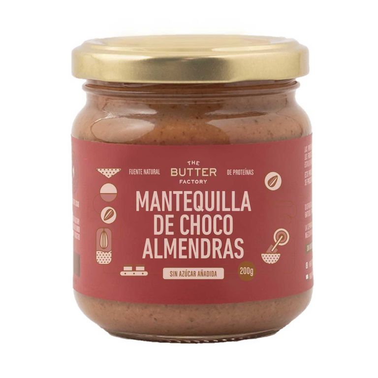 Mantequilla de Almendras,Cacao y Stevia The Butter Factory Pote 200 g