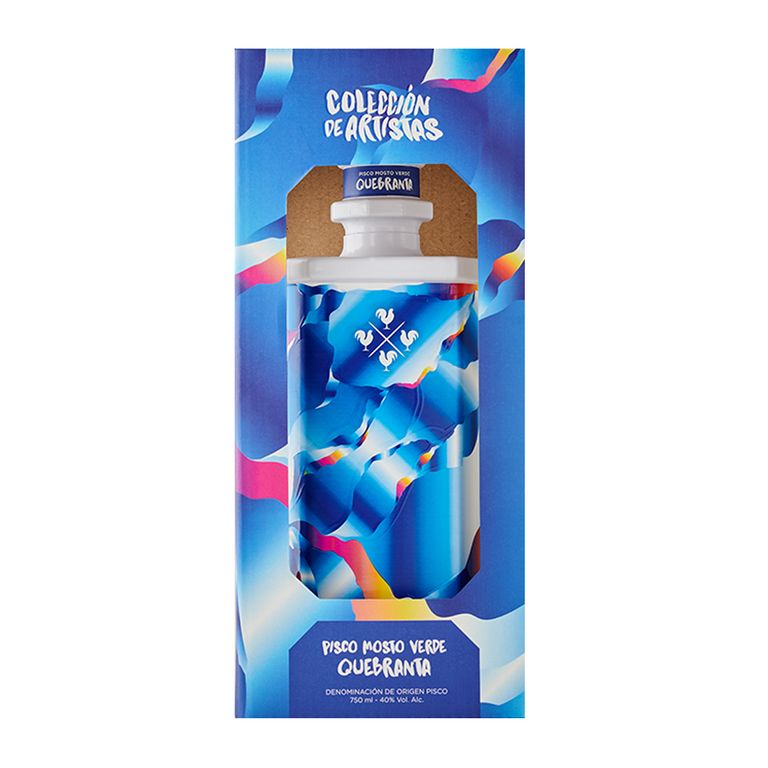 Pisco Mosto Verde Quebranta Cuatro Gallos Botella 750 mL
