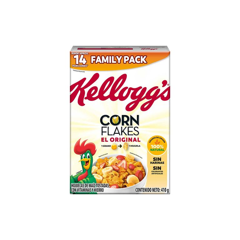 Cereal Corn Flakes Kelloggs Caja 410 g