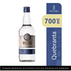 TACAMA - Pisco Tacama Mulita Quebranta Botella 700 mL