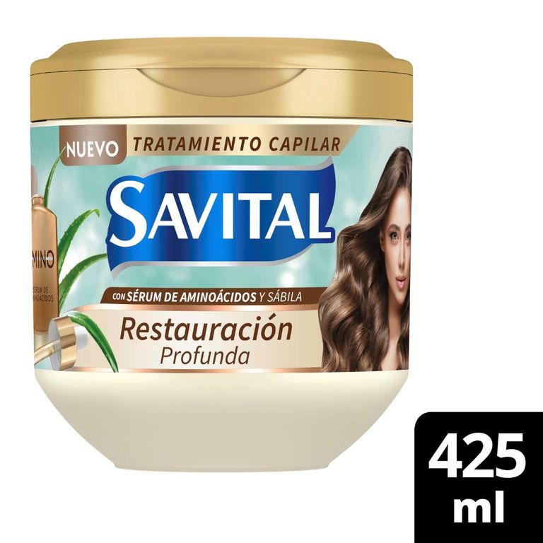Tratamiento Capilar Savital Aminoácidos Envase 425 mL