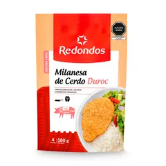 REDONDOS - Milanesa de Cerdo Duroc 580 g