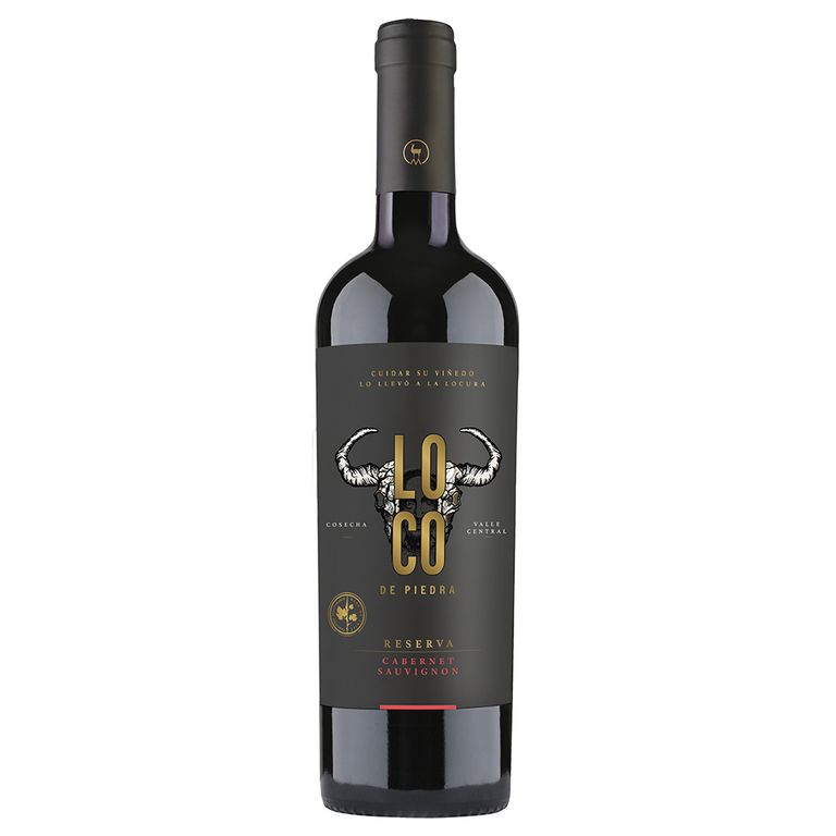 Vino Loco de Piedra Cabernet Sauvignon Reserva Botella 750 mL
