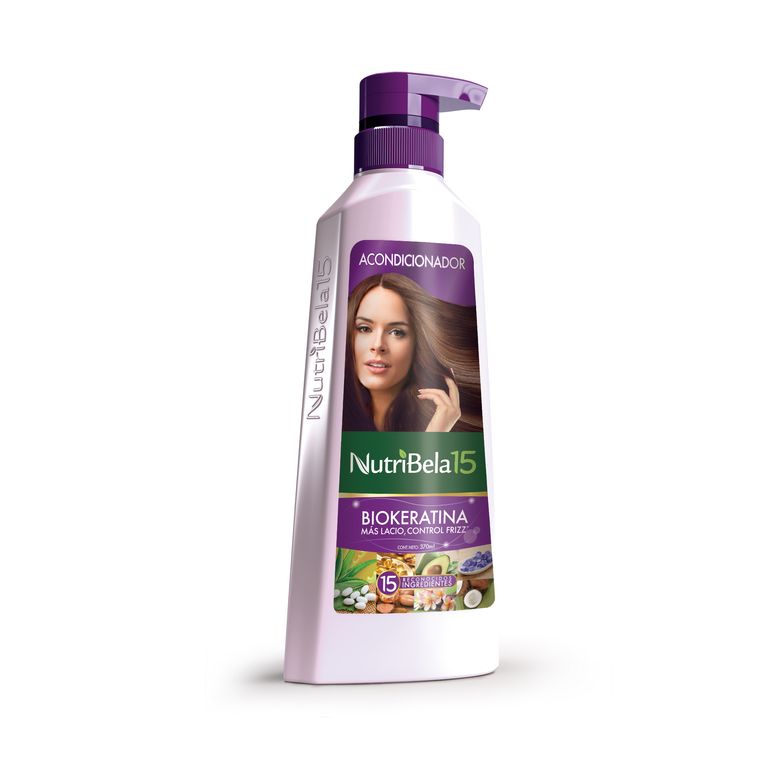 Acondicionador Nutribela 15 Biokeratina Botella 370 mL