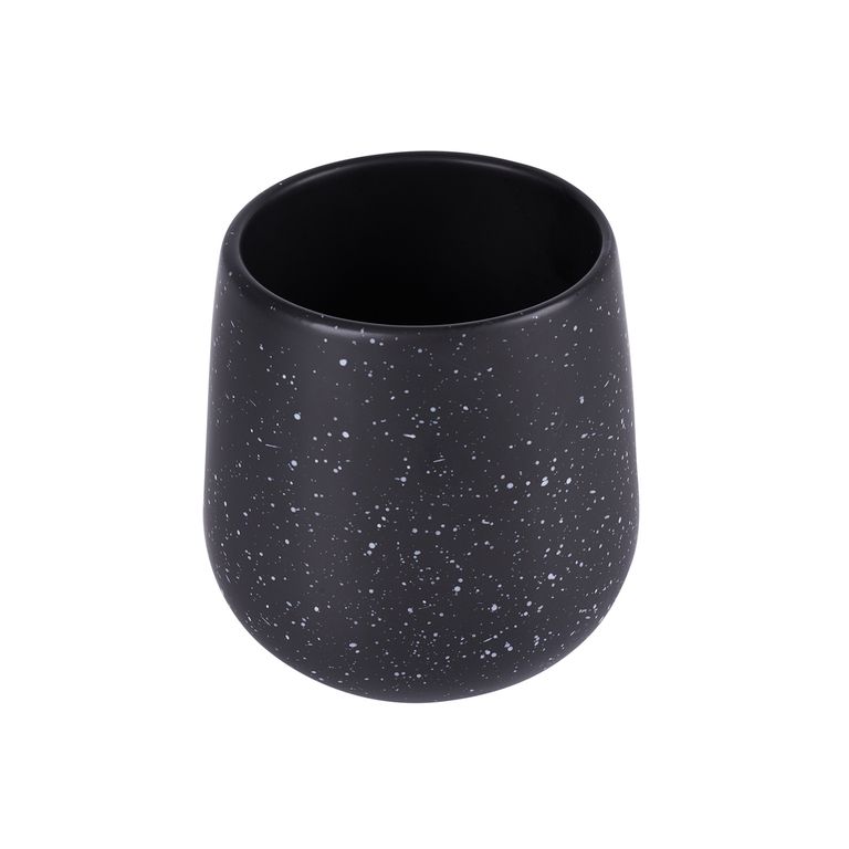 Maceta Cemento Negra 13Cm