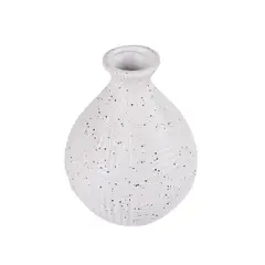 undefined - Maceta Ovalada Lineas Beige 20Cm