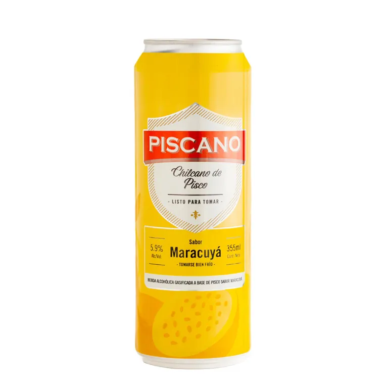 Bebida Piscano Maracuyá Lata 355 mL