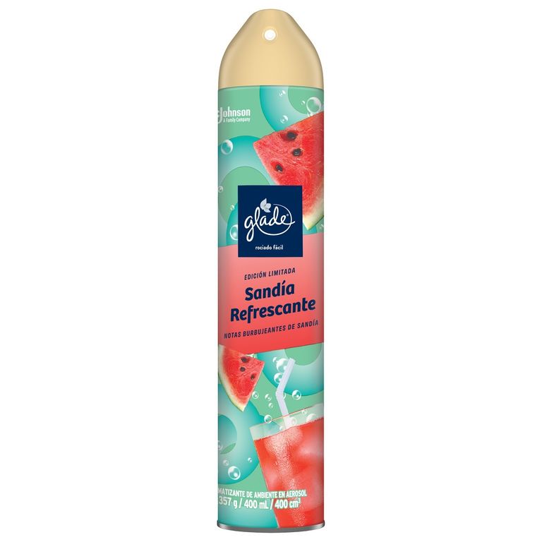 Ambientador en Aerosol Glade Sandía Envase 400 mL