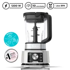 NINJA - Licuadora 1200W Foodie 3 en 1 Ninja