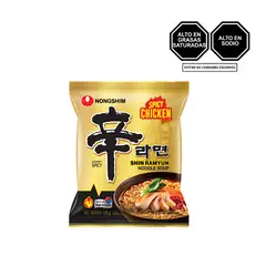 NONGSHIM - Sopa Shin Ramyun Spicy Chicken X 120 G