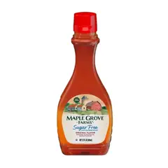 MAPLE GROVE FARMS - Sirope Sabor A Maple Sin Azúcar Con Edulcorante Botella x 355 mL