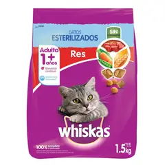 WHISKAS - ESTERELIZADO X 1.5KG