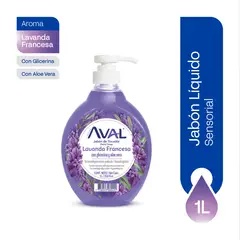 AVAL - Jabón Liquido Aval Lavanda Envase 1 L