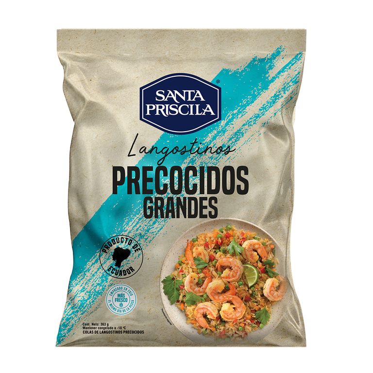 Langostinos Grandes Precocidos x 363 g