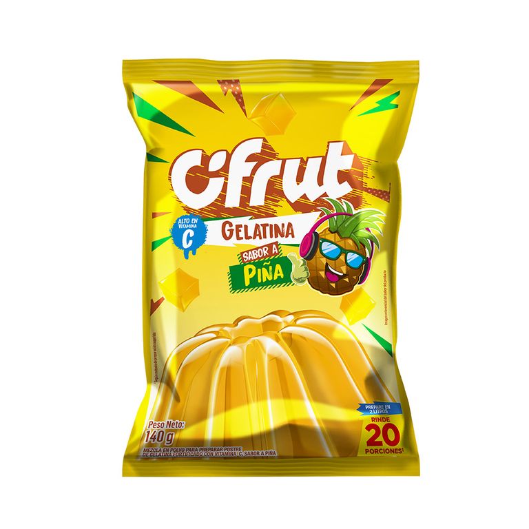 Gelatina en Polvo Cifrut Sabor Piña Empaque 170 g