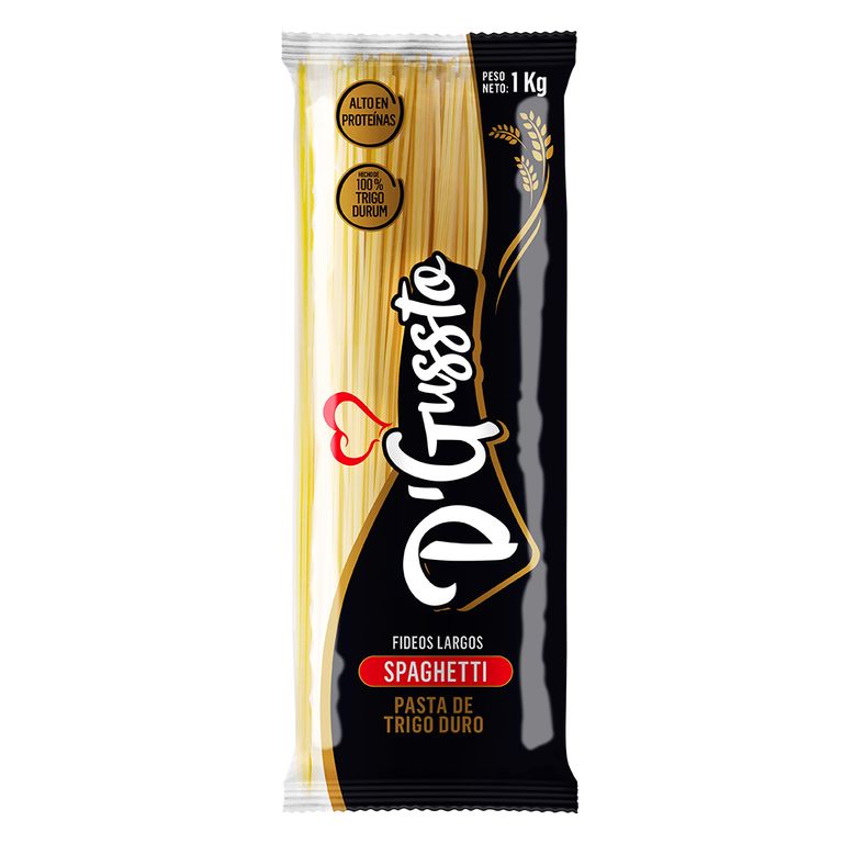Fideos Spaghetti D Gussto Bolsa 1 Kg