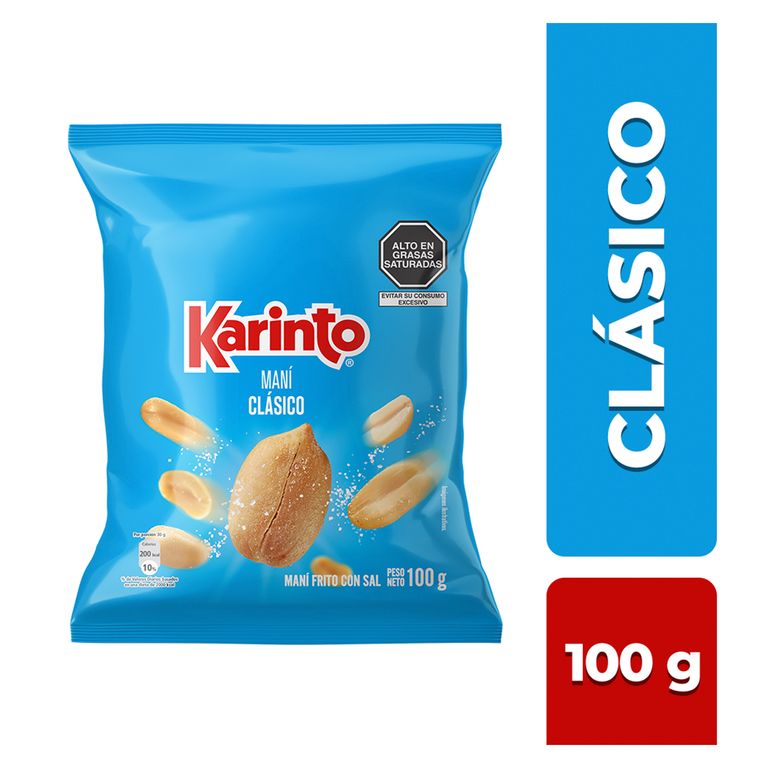 Maní Karinto Clásico Sal Bolsa 100 g