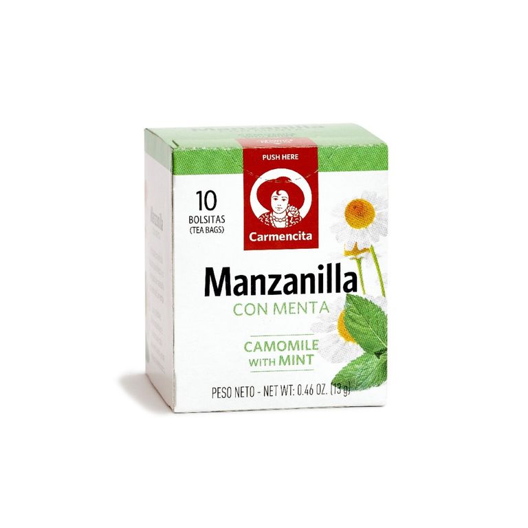 Infusión de Manzanilla y Menta Carmencita Caja 10 Sobres