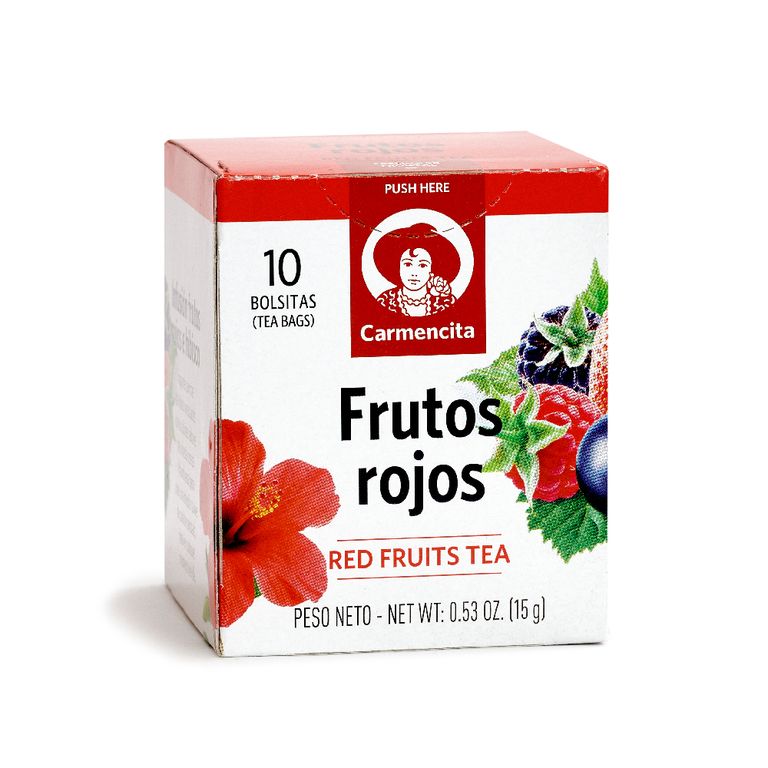 Infusión de Frutos Rojos Carmencita Caja 10 Sobres
