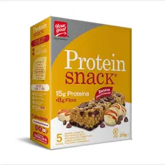PROTEIN SNACK - Cereal en Barra Protein Snack Banana Caja 210 g