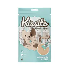 KISSITO - Snack para Gatos Kissito Atún y Pollo Empaque 4 Und