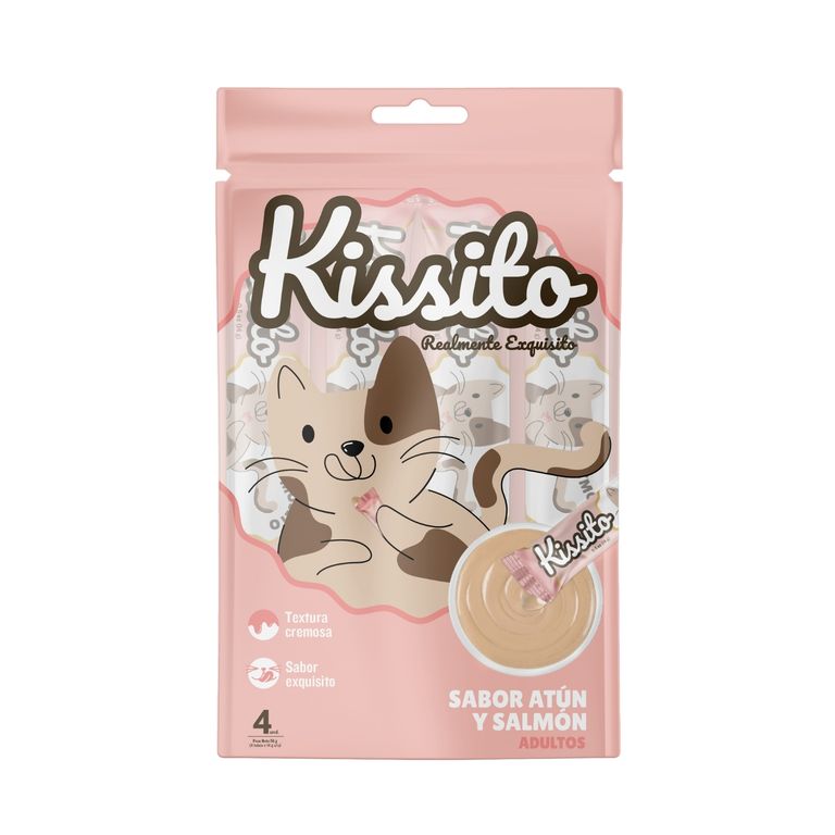KISSITO ATUN Y SALMON AD 56GR