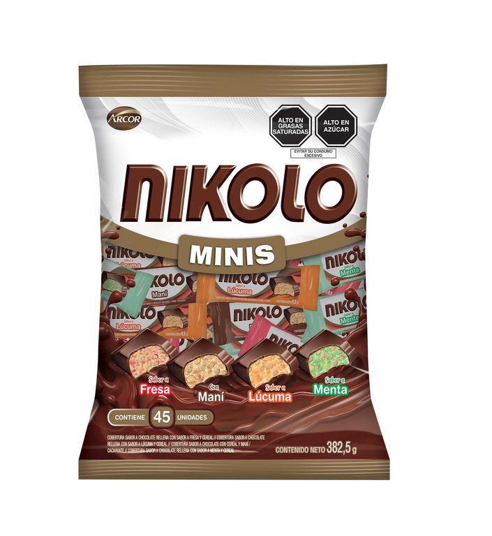 Chocolate Nikolo Mini Multipack Bolsa 382.5 g