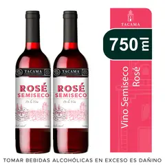 TACAMA - Pack Vino Rosé Semi Seco Botella 1.5 L