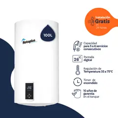 ROTOPLAS - Terma de Acumulación Digiterma 100L