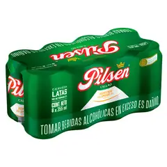 PILSEN CALLAO - Cerveza Pilsen Callao Pack 8 Latas 355 mL