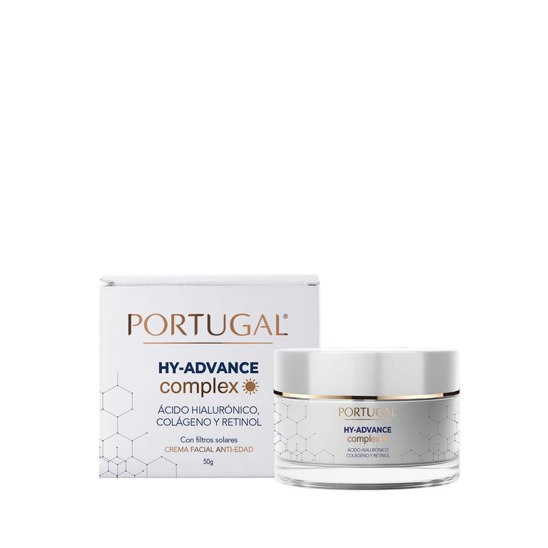 Crema Facial Portugal HY Advance Día Envase 50 g