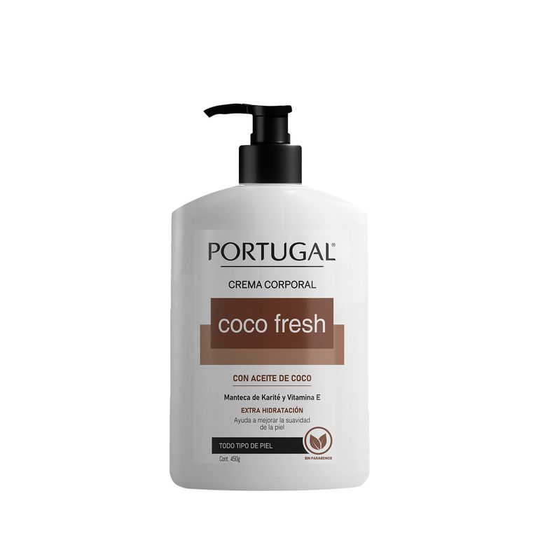 Crema Corporal Portugal Coco Fresh Envase 450 g
