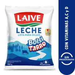 LAIVE - Leche Laive Bolsitarro Bolsa 390 g